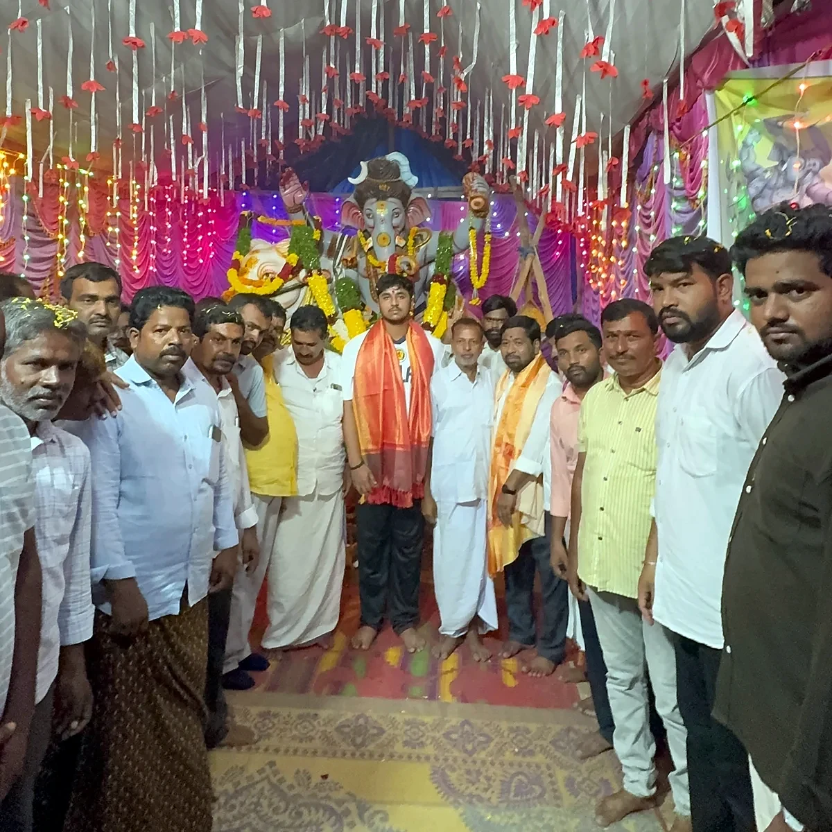 వినాయక పూజల కార్యక్రమం